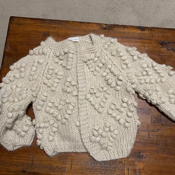 Goodnight Macaroon Blythe Pom Pom Knit Cardigan - Picture 2 of 3